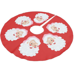 Kerstman met roze Pet met kerstmis Kerstboom Rok