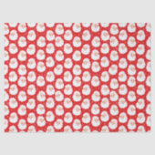 Kerstman met roze Pet met kerstmis Tissuepapier (Voorkant)