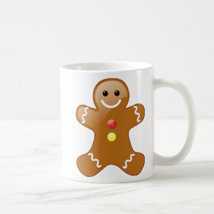 Kerstman met snoepknoppen koffiemok