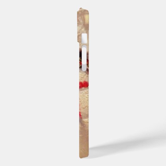 kerstman met Snowman Case-Mate iPhone Case (Achterkant / Links)