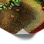 kerstman met speelgoed 2 poster (Hoek)