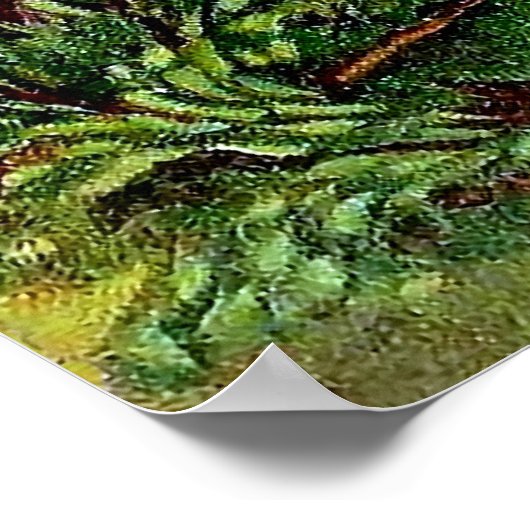  kerstman met speelgoed poster (Hoek)