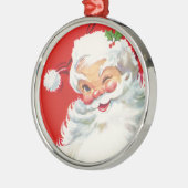 kerstman metalen ornament (Links)