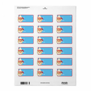 Kerstman Mokken kerstcadeau labels- slagroom Etiket