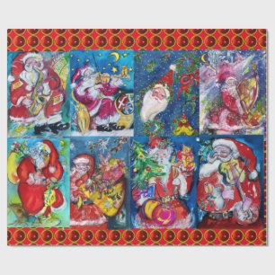 KERSTMAN, MUZIKAAL KERSTFEEST CADEAUPAPIER