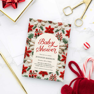 Kerstman Neutrale uitnodiging tot Baby shower