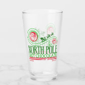 Kerstman Noordpool Hot Chocolate Glas (Achterkant)