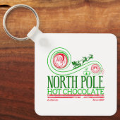 Kerstman Noordpool Hot Chocolate Sleutelhanger (Voorkant)