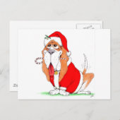 Kerstman Norman Feestdagenkaart (Voorkant / Achterkant)