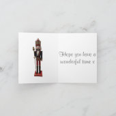 Kerstman Notenkraker Persoonlijk Kaart (Binnen)