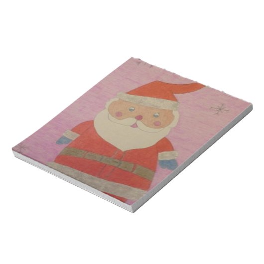 kerstman notitieblok (Gedraaid)