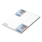 Kerstman Notitieblok Santa Snowman (Gedraaid)