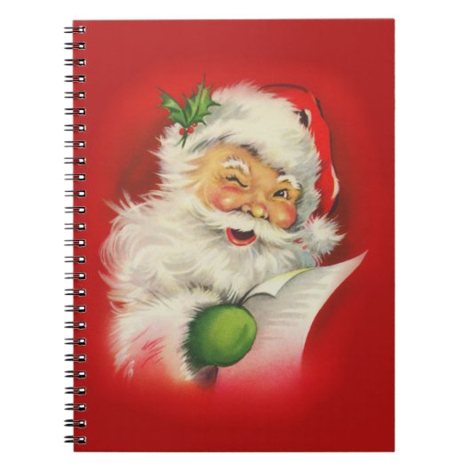  kerstman notitieboek (Voorkant)