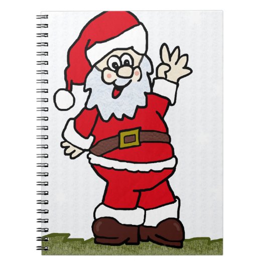 kerstman notitieboek (Voorkant)