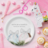 Kerstman onthullen Baby shower Bord (Feest)