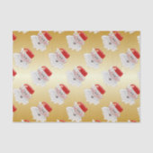 Kerstman Ontwerp Kerstmis Tissuepapier (Voorkant)