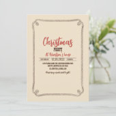 Kerstman op een paard kaart (Staand voorkant)