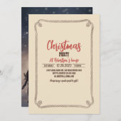 Kerstman op een paard kaart (Voorkant / Achterkant)