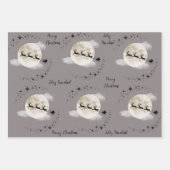 KERSTMAN OP KERSTDAG INPAKPAPIER VEL (Voorkant)