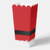 Kerstman pak riem vrolijk kerstfeest bedankdoosjes (Achterkant)