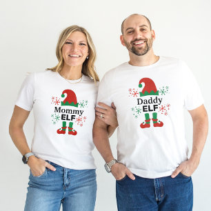 Kerstman papa witte kerst t-shirt