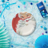 kerstman papieren bordje (Feest)