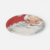 kerstman papieren bordje (Gekanteld)