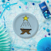 Kerstman Papieren Bordje (Feest)
