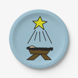 Kerstman Papieren Bordje