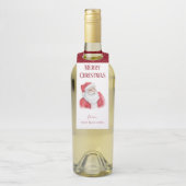 Kerstman Persoonlijke Kerstfles Hanger (Op fles)