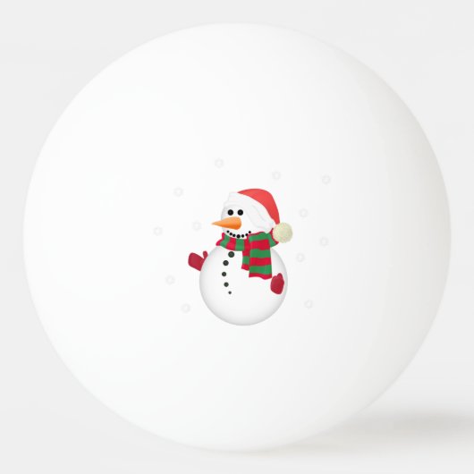 Kerstman Ping Pong Ball (Voorkant)