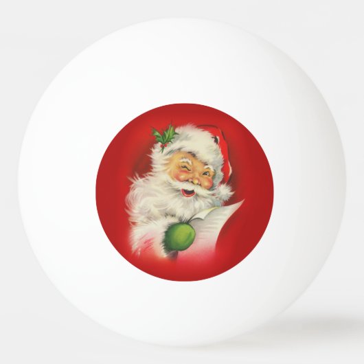  kerstman pingpongballen (Voorkant)