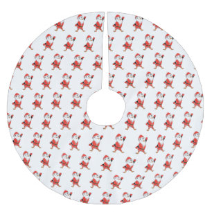 Kerstman Pinguïn Klaar voor Kerstmis Kerstboom Rok