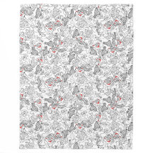 Kerstman plukken eenvoudig lijnontwerp