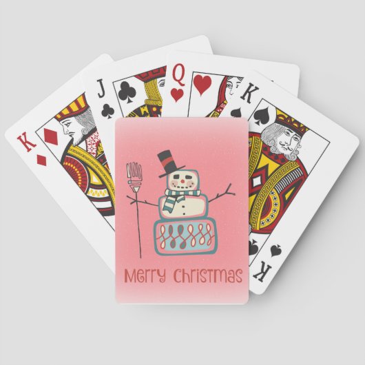 kerstman pokerkaarten (Achterkant)