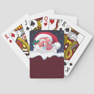 kerstman pokerkaarten