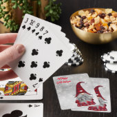 Kerstman pokerkaarten (Insitu)