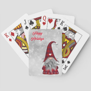 Kerstman pokerkaarten