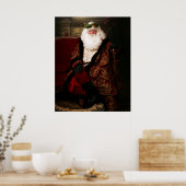 kerstman poster (Keuken)