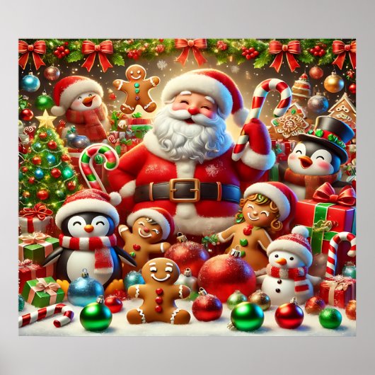 Kerstman Poster (Voorkant)