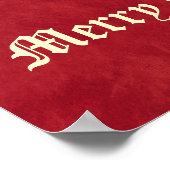  kerstman poster (Hoek)