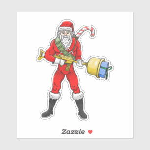 Kerstman Prettig Kerstfeest Deel 2 Sticker