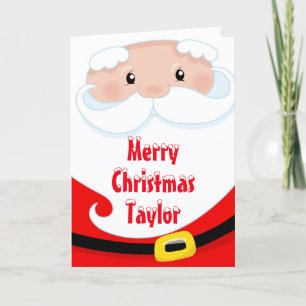 Kerstman Prettig Kerstfeest Feestdagen Kaart