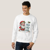 Kerstman print T-shirt (Voorkant volledig)