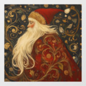 kerstman raamsticker (Vel)