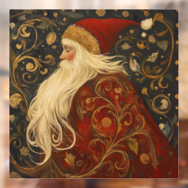 kerstman raamsticker