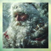 kerstman raamsticker (Vel 3)