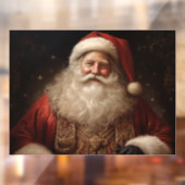 kerstman raamsticker (Vel 2)