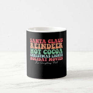 Kerstman Rendier Heet Cacao Kerstverlichting Ho Koffiemok