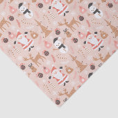 Kerstman Rendier Sneeuwman Kerstvakantie Tissuepapier (Detail)